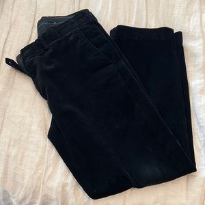 Polo black corduroy pants